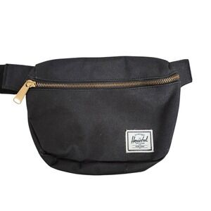 Herschel Fanny Pack Canvas Supply Co. Black Waist Hip Pack Zip Pocket